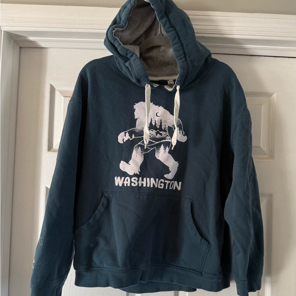 Ouray Washington Sweatshirt Hoodie Sasquatch Bigfoot  Crystal Mountain L